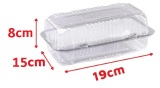 CAIXA PORTA BOLO VVPACK V13 RETANGULAR C/100UN